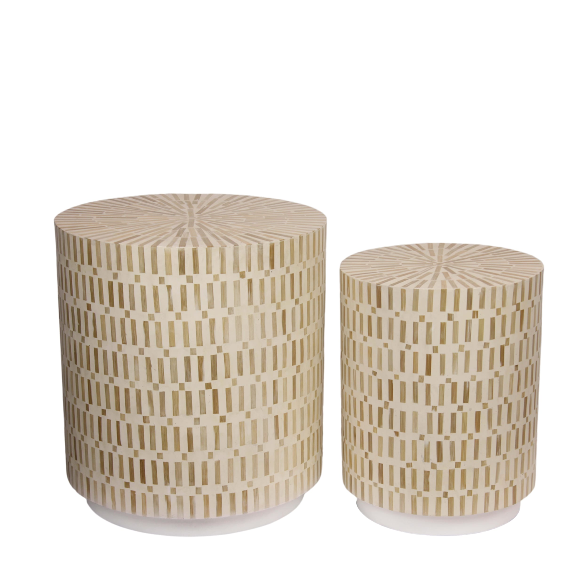 Side table bamboo (set van 2) Side table bamboo set van 2 Natural