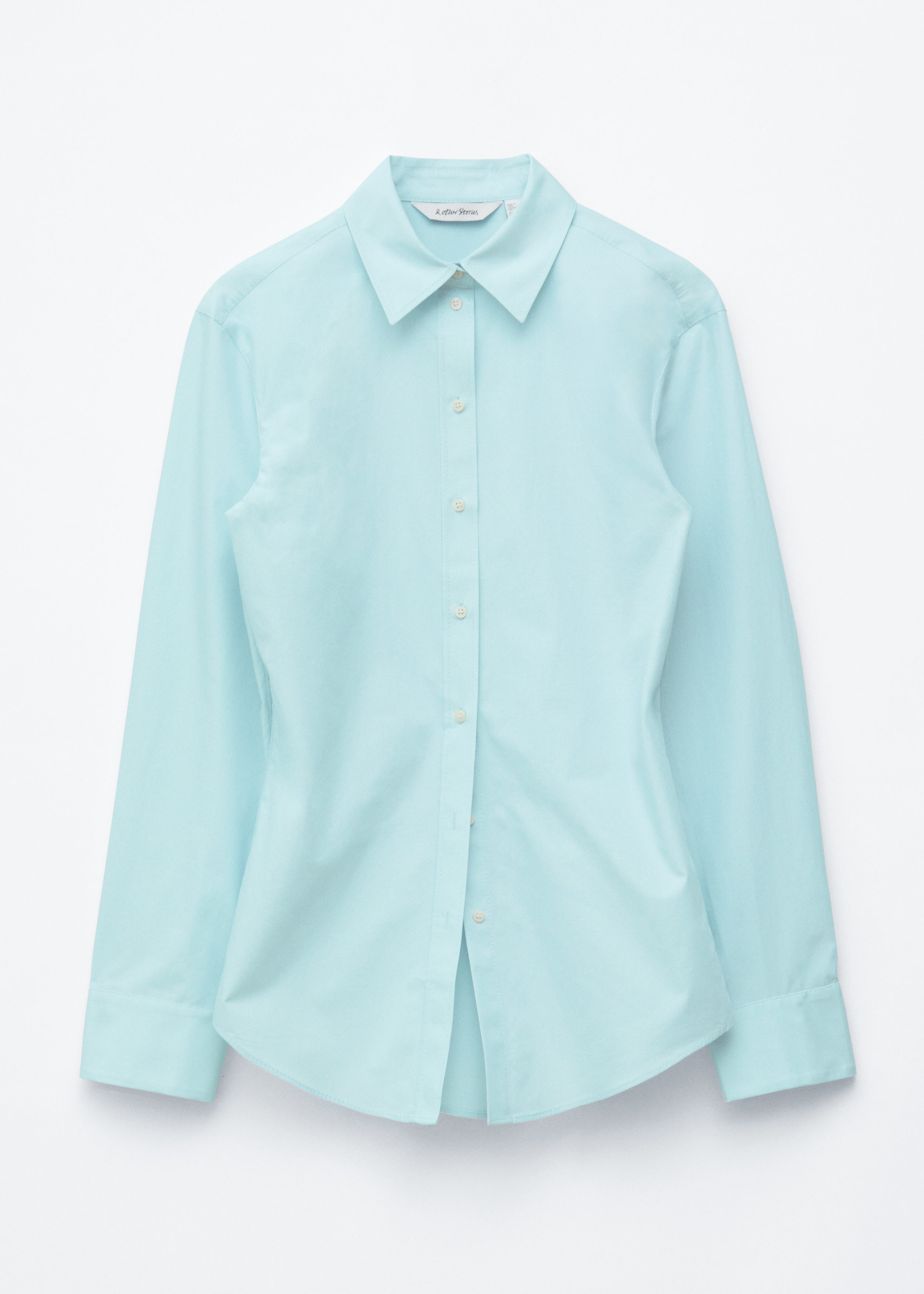 & Other Stories TAPERED COTTON SHIRT