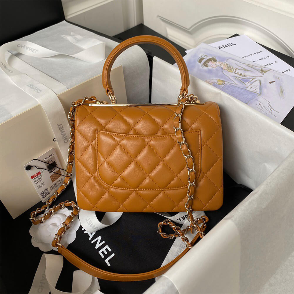 CHANEL Mini Flap Bag with Top Handle(HIGH-END GRADE) - Top Club