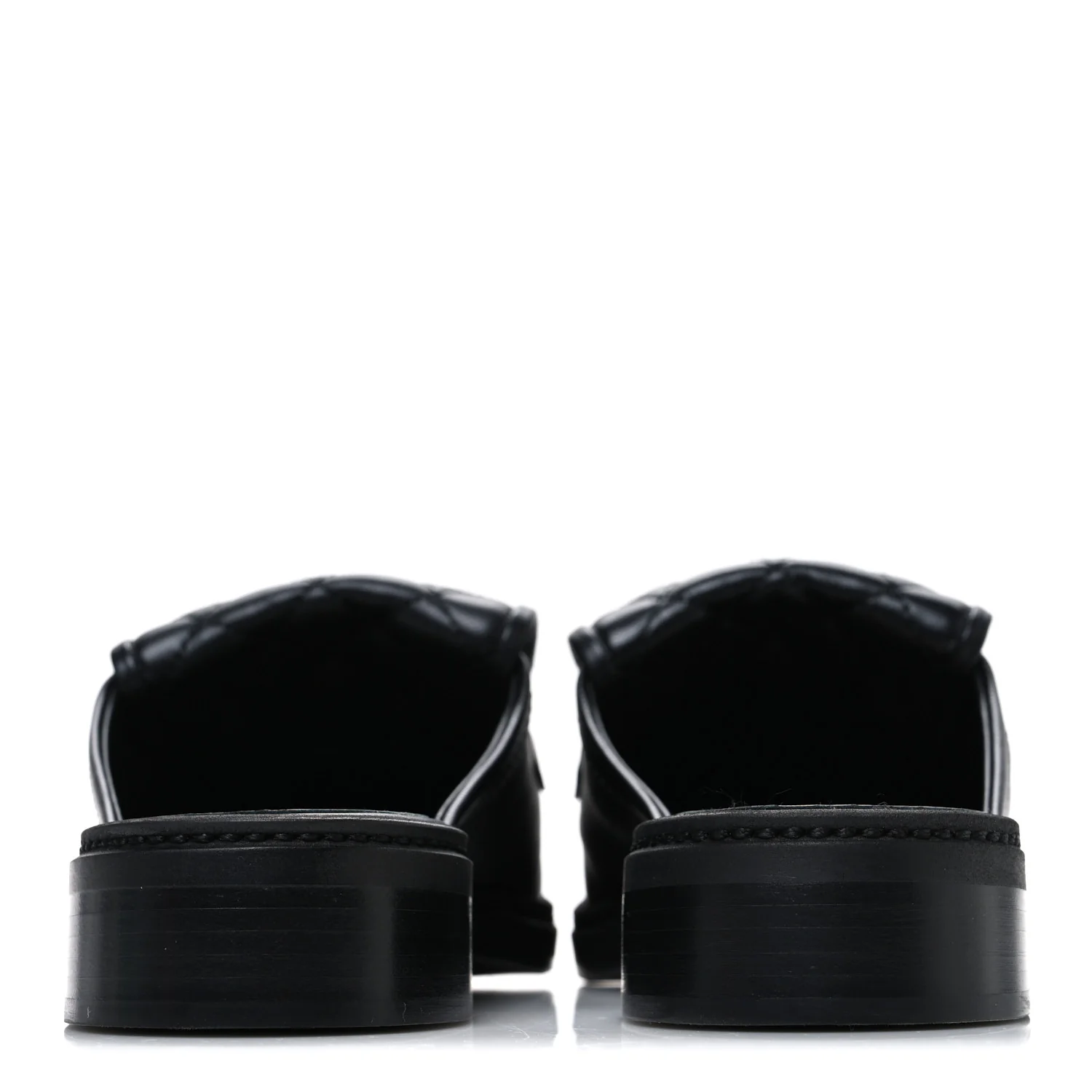 Lambskin Quilted CC Turnlock Mules 40 Black - Top Club