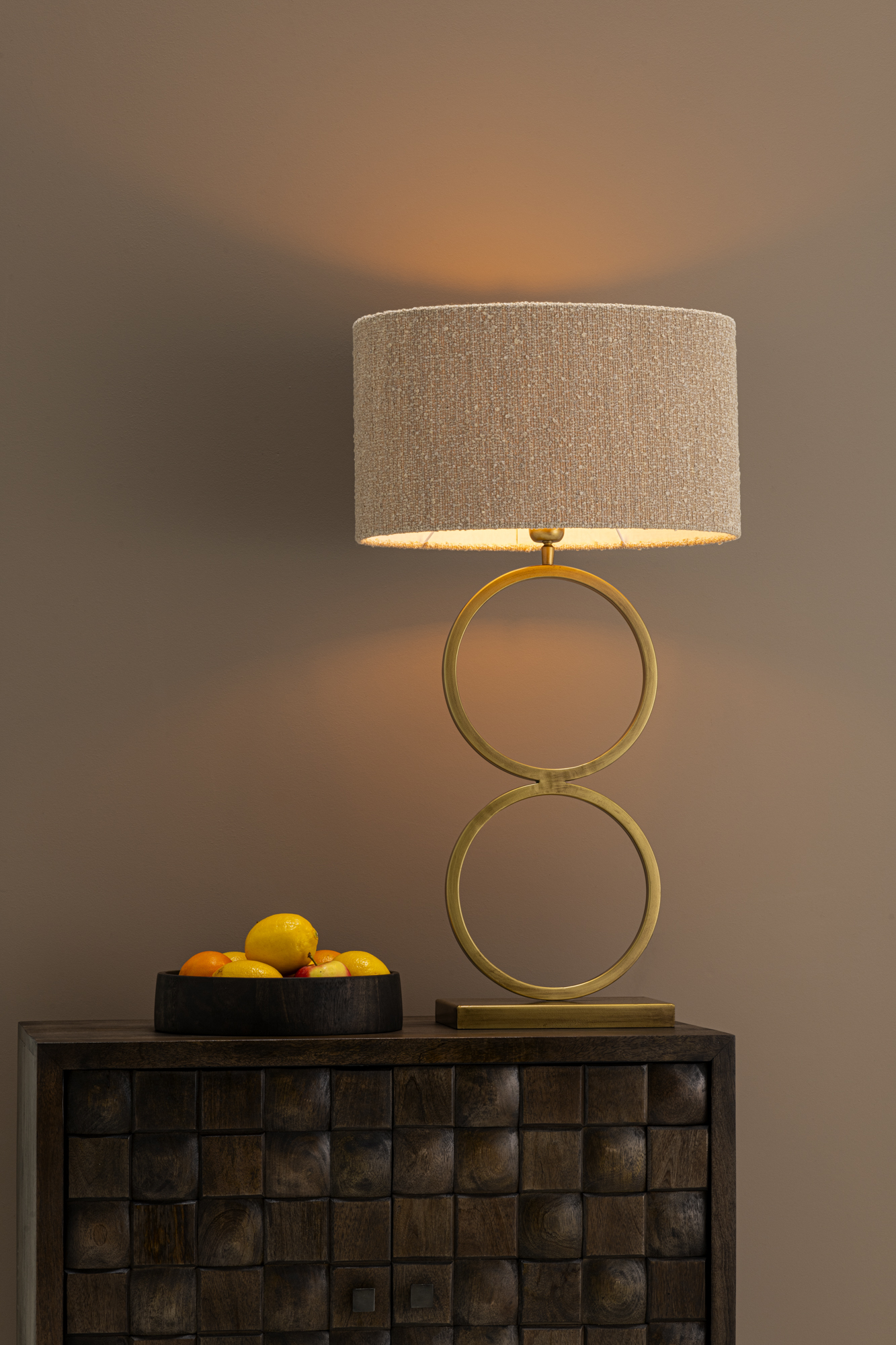 Tafellamp Capri small bronze small - zonder kap