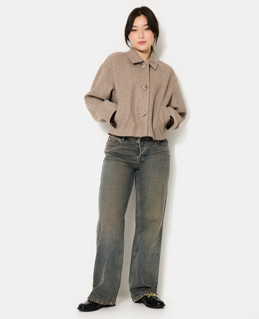 Pimkie Manteau court effet drap de laine