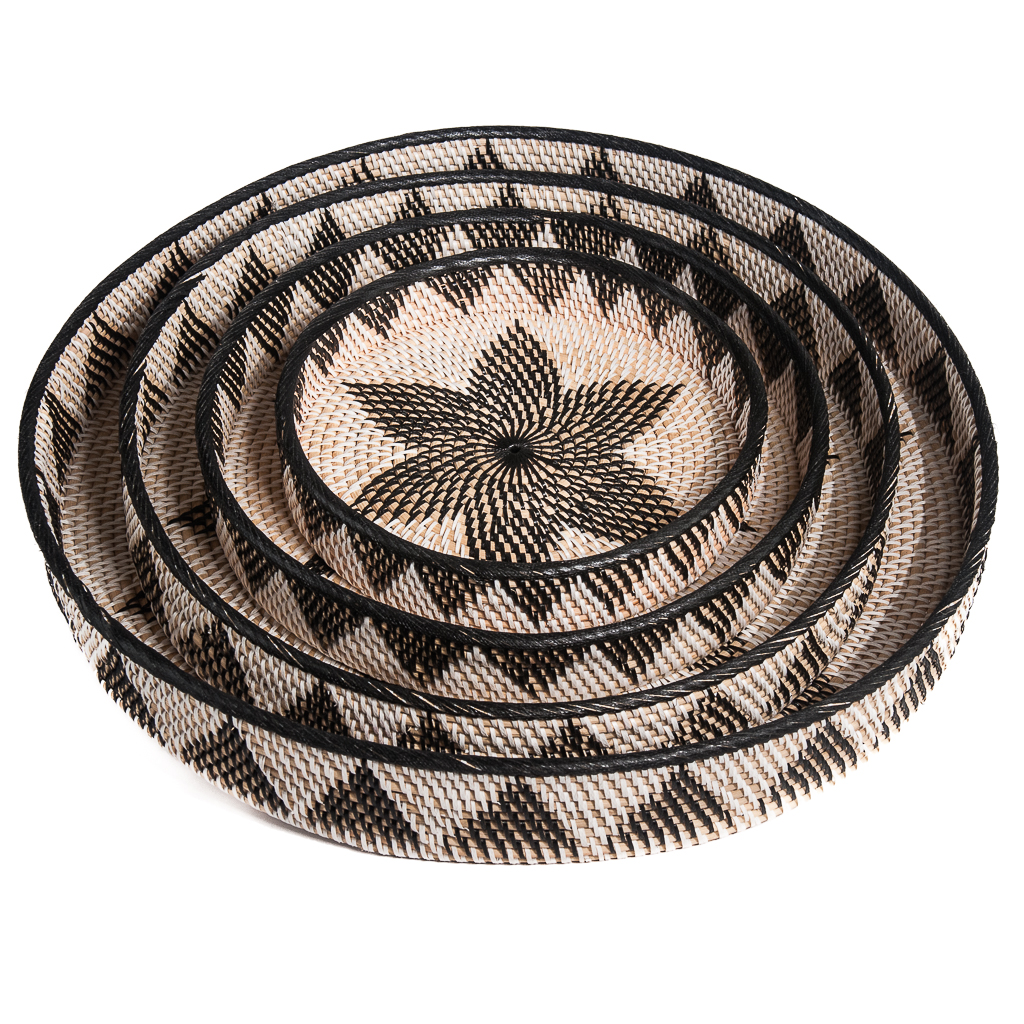 Rotan dienblad Baki Ø60cm