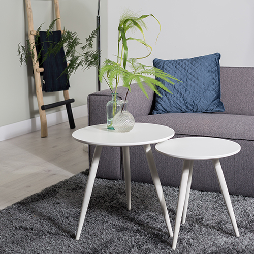Bijzettafel Daven wit