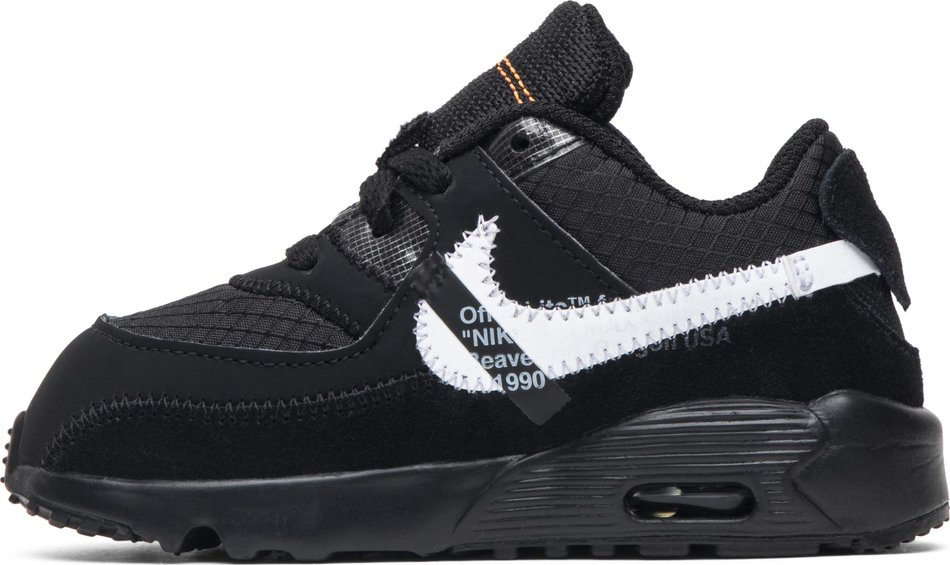 Off-White x Air Max 90 TD  Black  BV0852-001 - Sneaker Replica Workshop