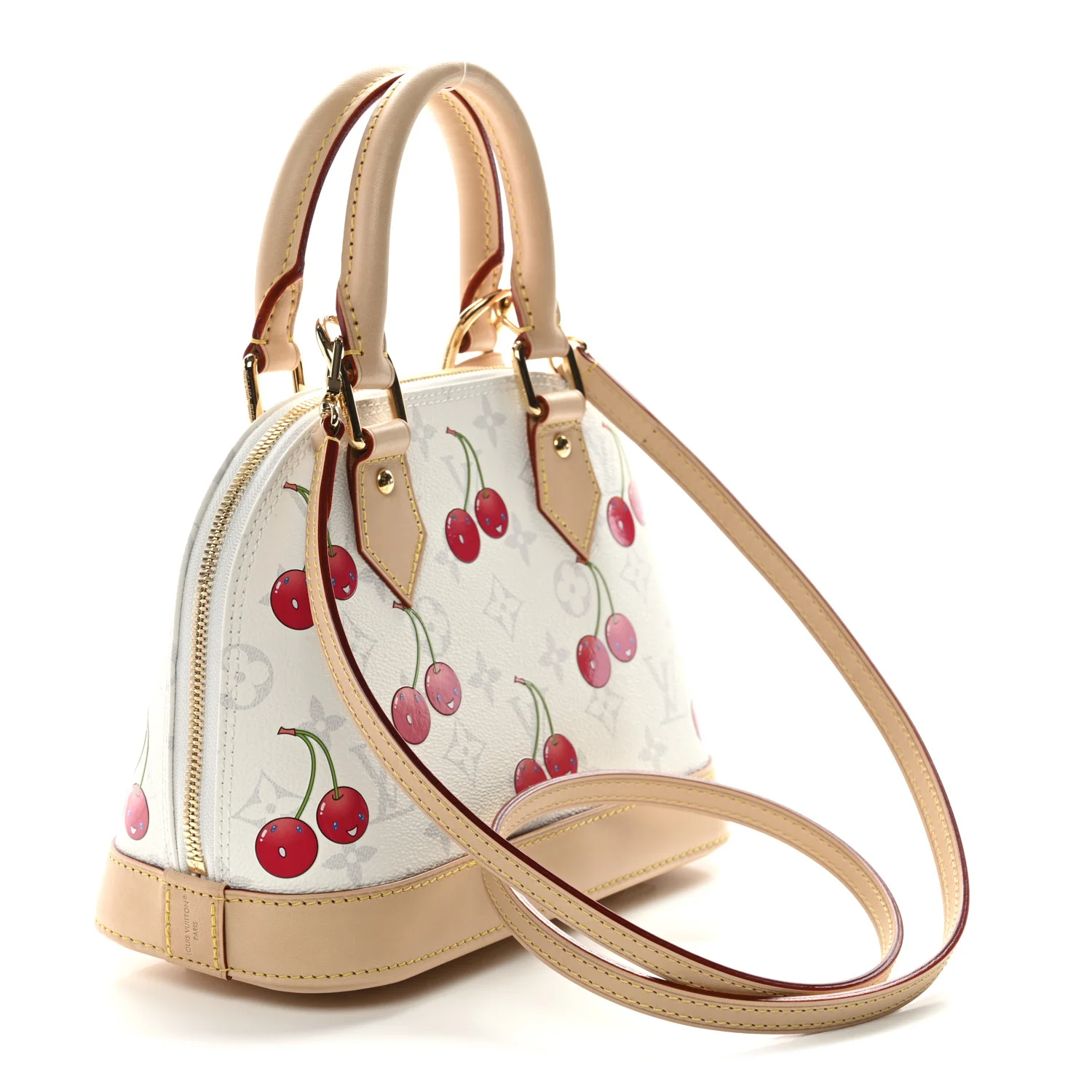 LV X TM Monogram Cerises Alma BB White - Top Club