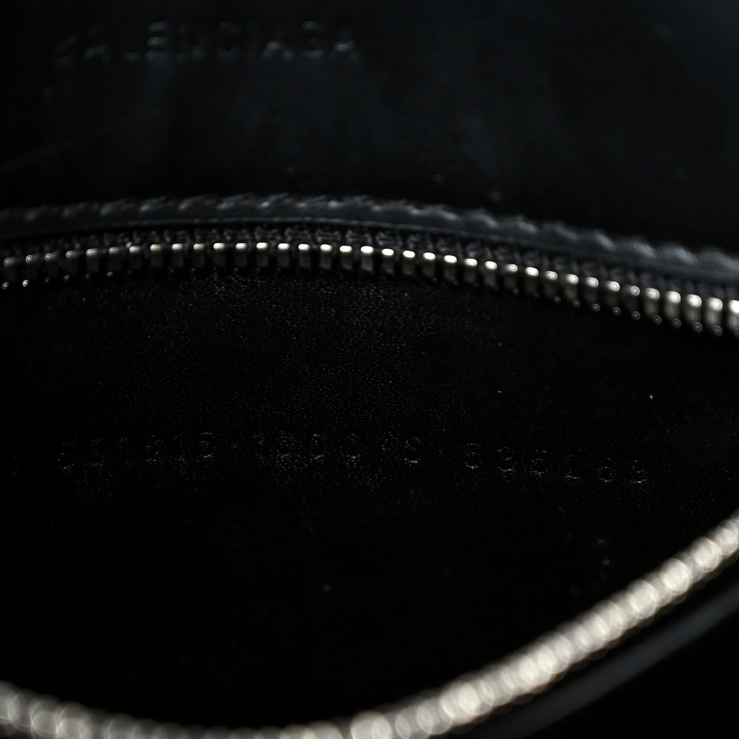 Shiny Calfskin Logo Crocodile Embossed XXS Everyday Tote  Black - Top Club