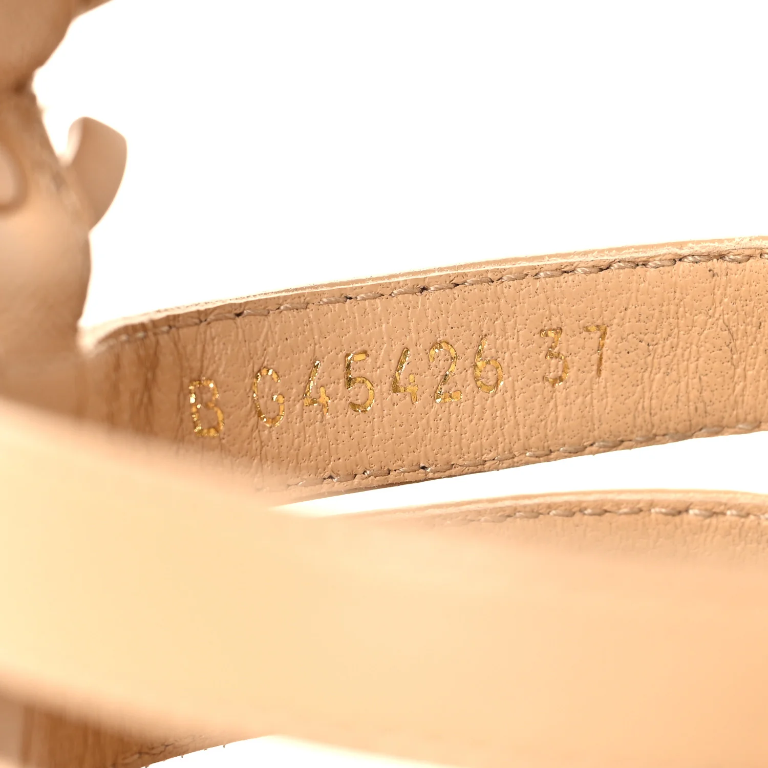 Lambskin Espadrille Sandals 37 Beige - Top Club