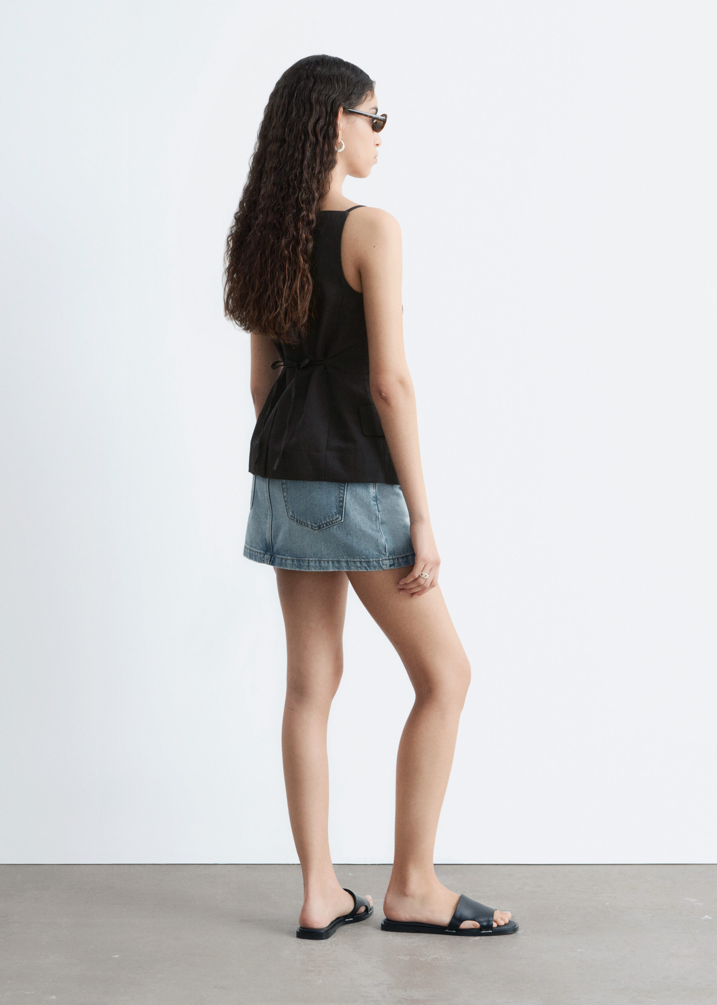 & Other Stories TAILORED VEST TOP