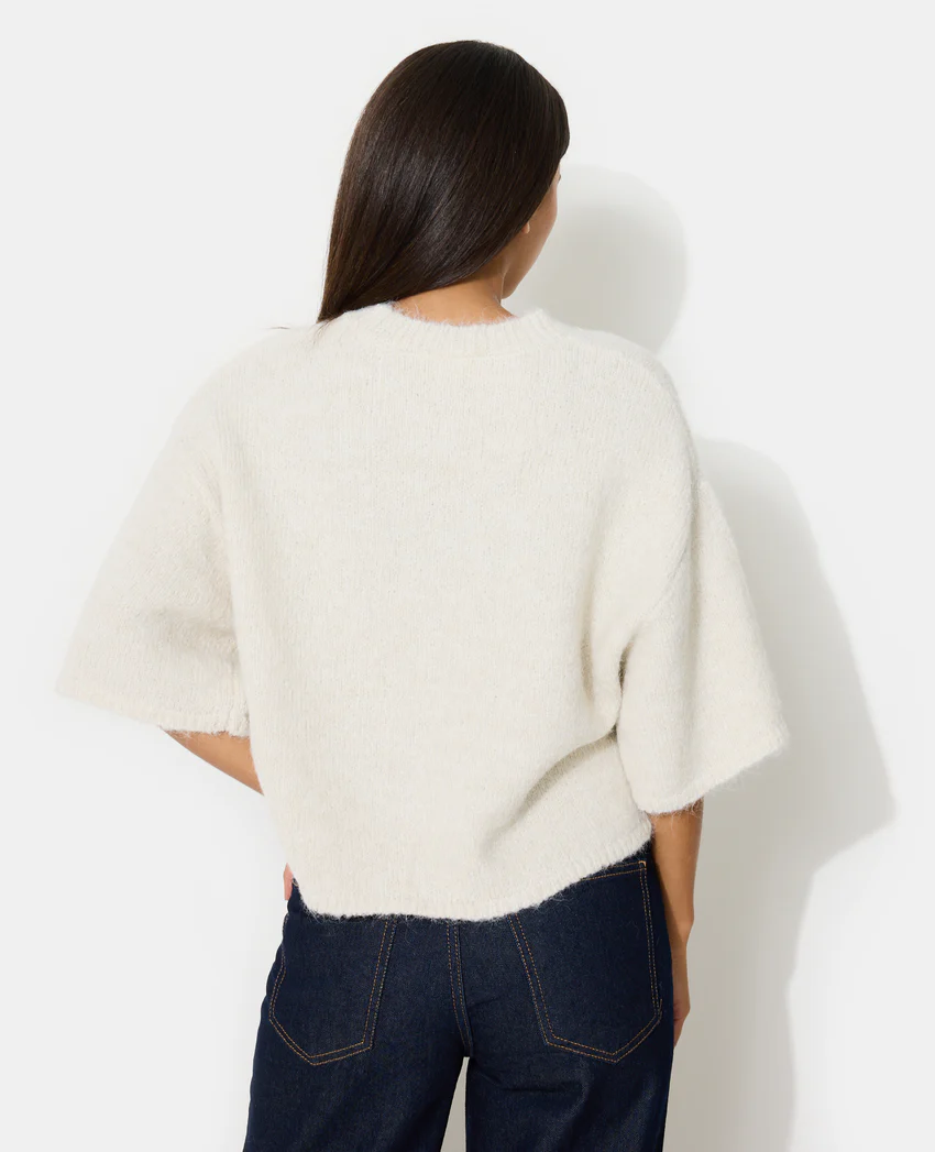 Pimkie Pull manches courtes avec laine