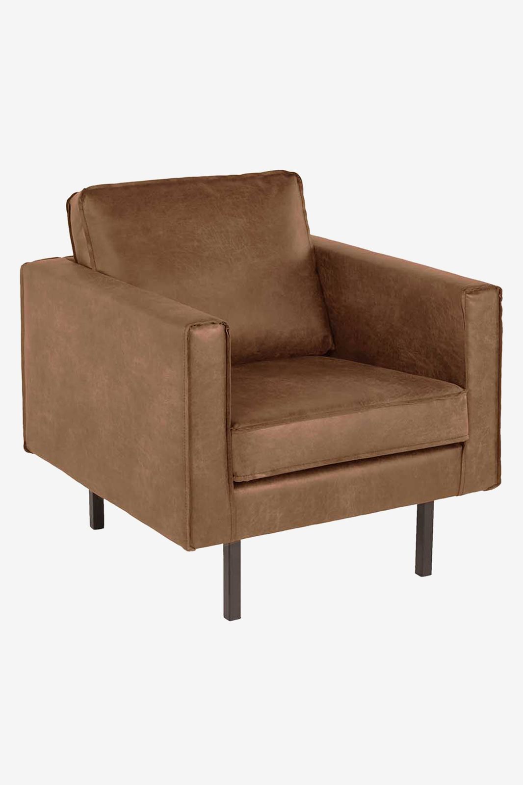 Amsterdam leer outside fauteuil bruin