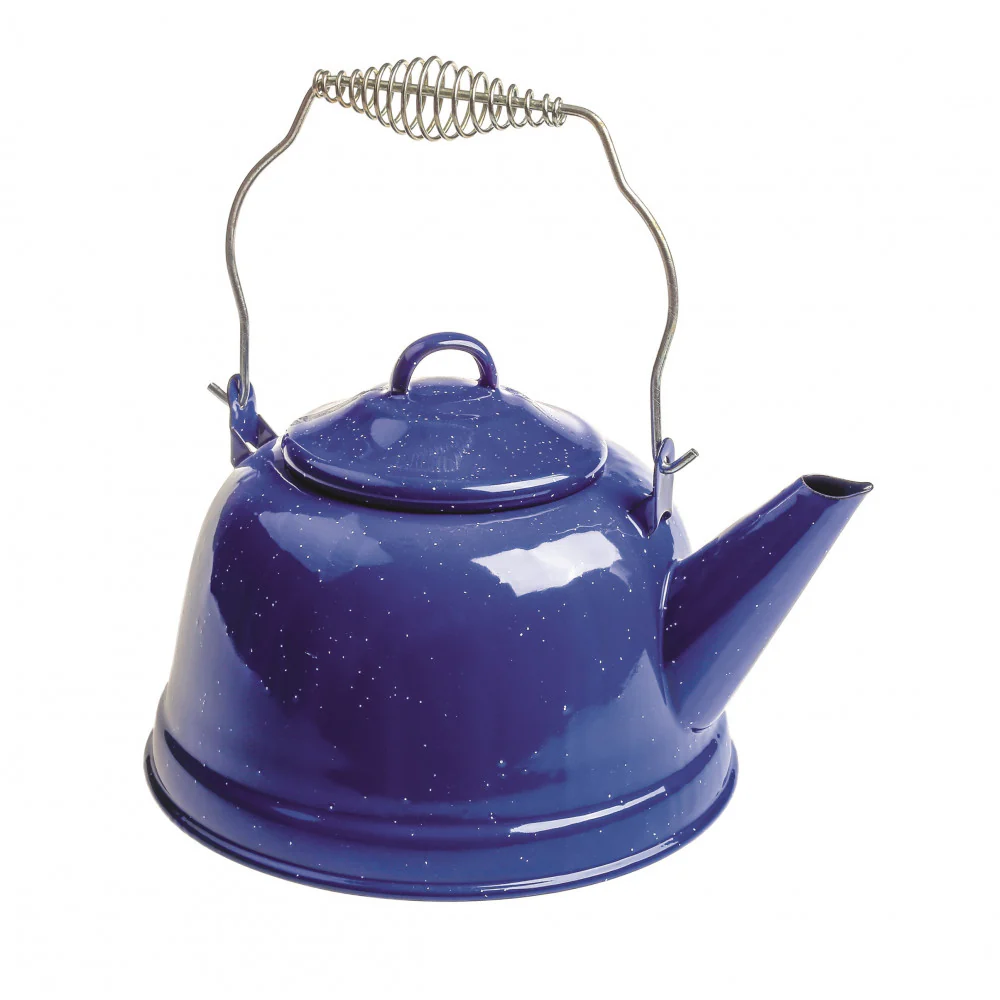 OZtrail ENAMEL KETTLE teapot 2.5L steel 0.4 mm – blue