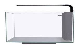 JBJ Aquarium - Desktop 10 Gallon Flat Panel Peninsula with Lyra 9 Watt LED