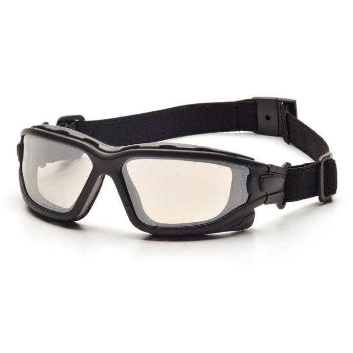 Pyramex I-Force Safety Glasses Black, Foam-Padded, with Indoor-Outdoor Anti-Fog Lenses - Alvarez Pro Painting LLC