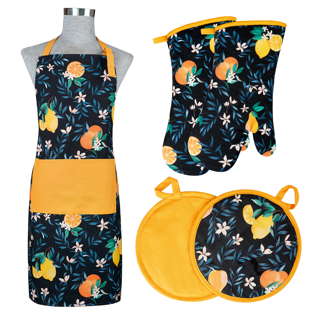 Sublimation Printed Kitchen Apron Set