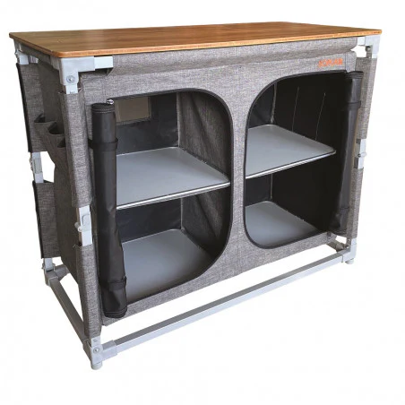 Soplair Easyquick Java - Folding kitchen cabinet with 4 shelves