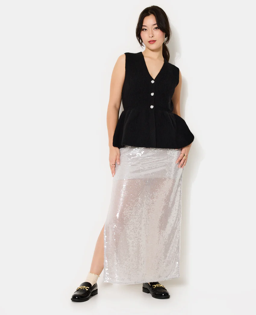 Pimkie Gilet sans manches forme peplum