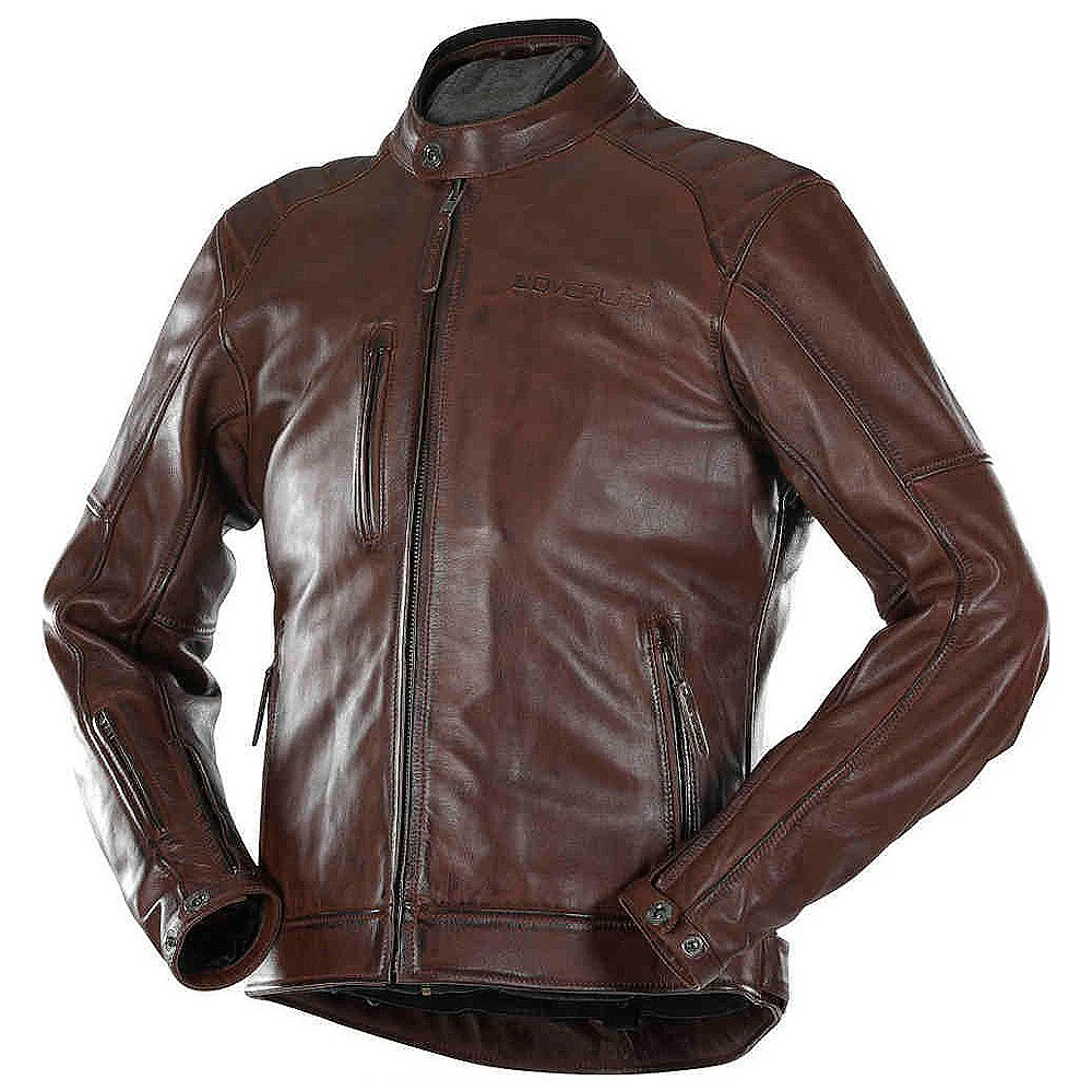 CHAQUETA PIEL ÜBERLAP JOHAN MARRON
