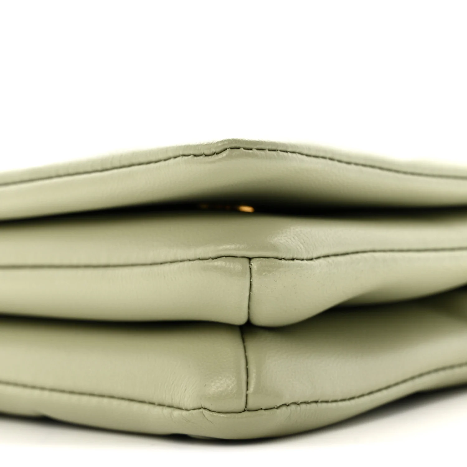 Lambskin Embossed Monogram Pochette Coussin Green - Top Club