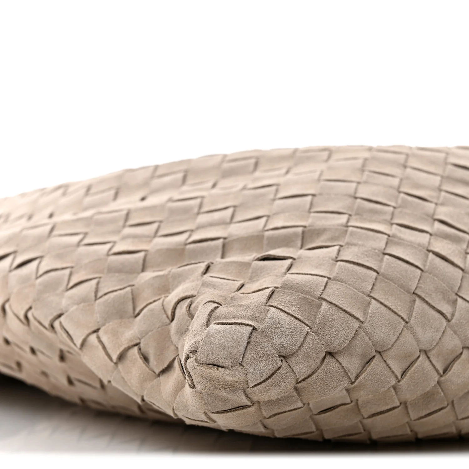 Suede Intrecciato Large Hop Mastice - Top Club