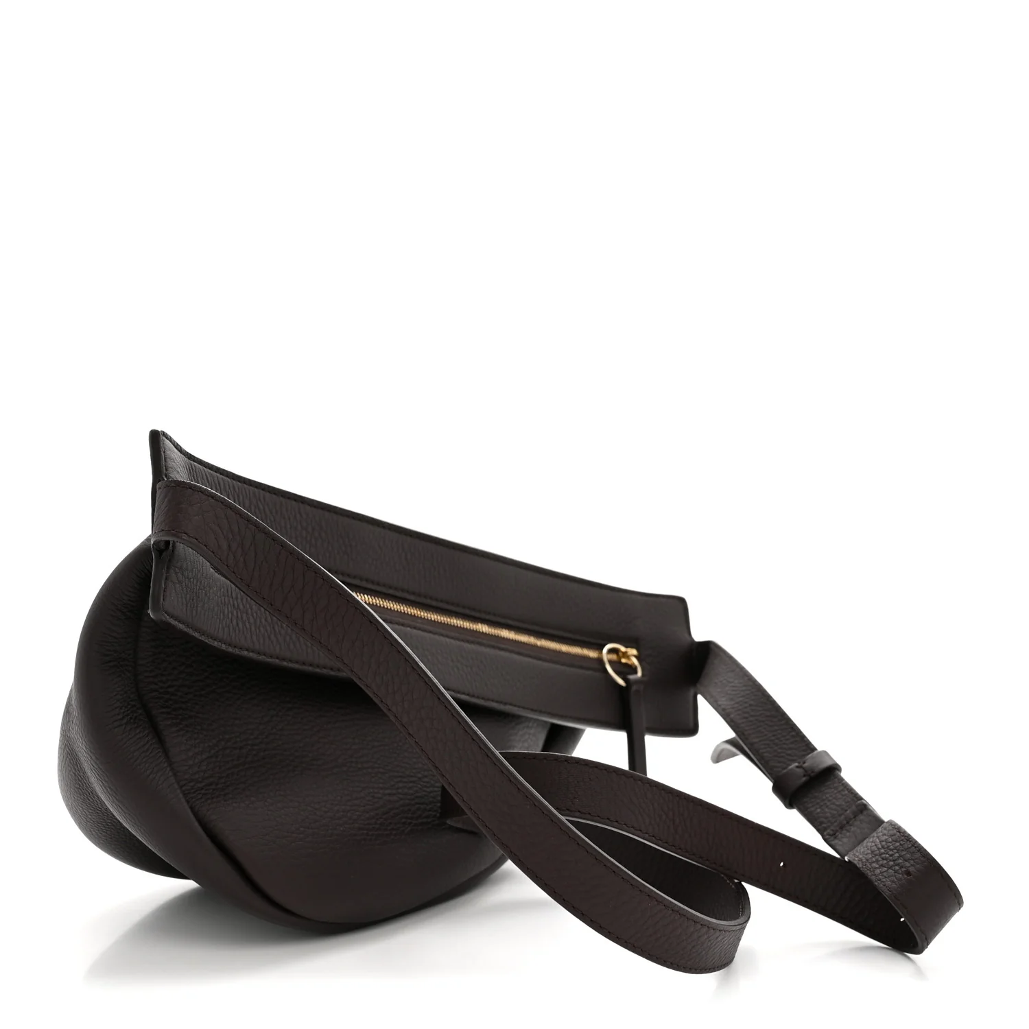 Grained Calfskin Small Slouchy Banana Bag Aubergine - Top Club
