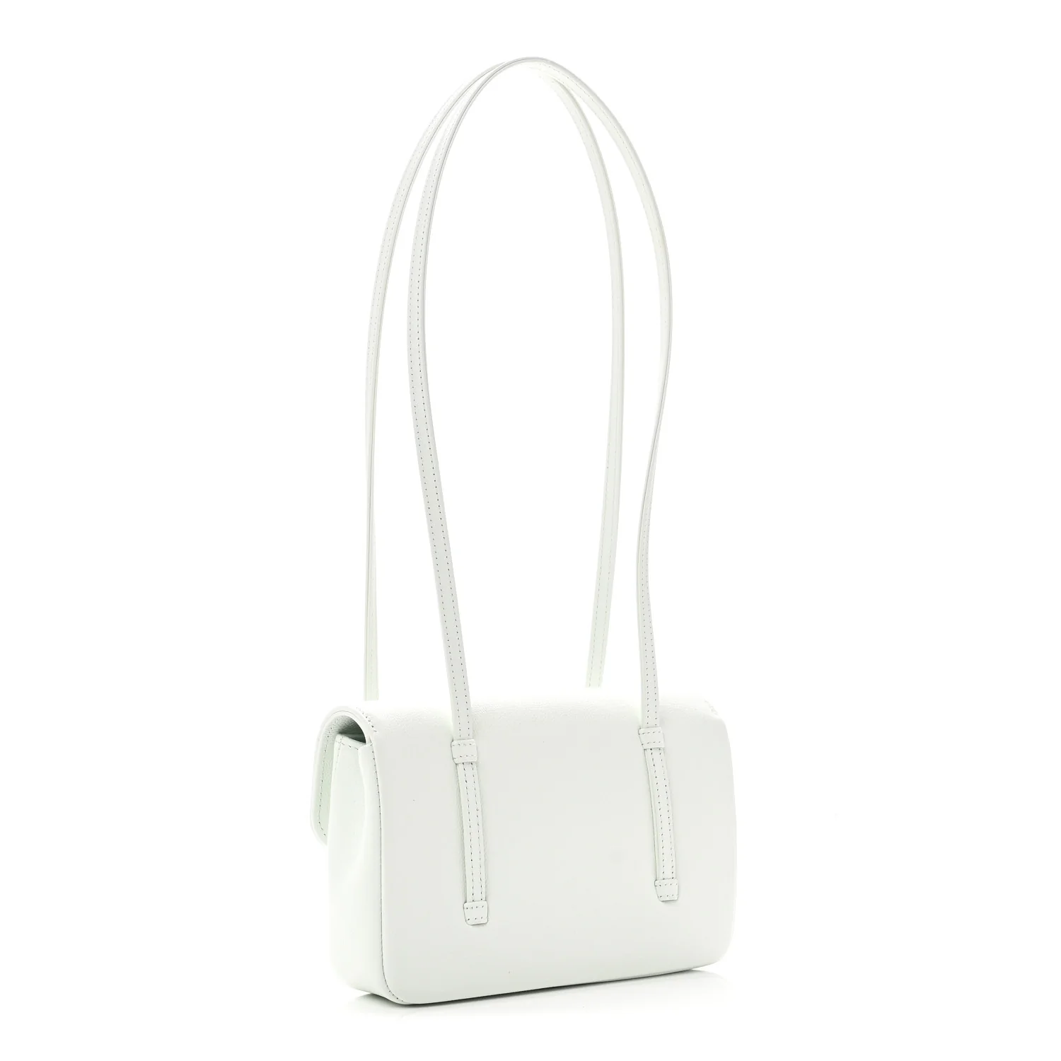 Shiny Caviar Mini Preppy Coco Shoulder Bag Light Blue - Top Club