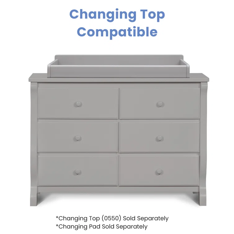Universal Double Dresser -Made of Solid Woods