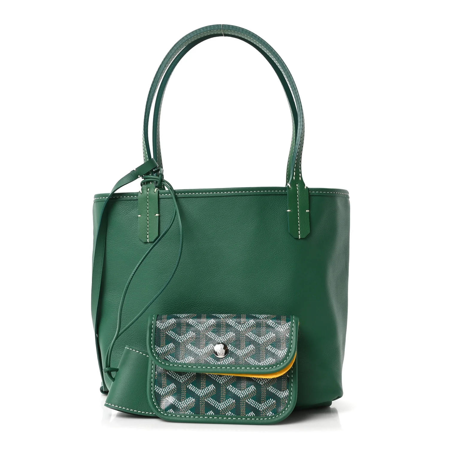 Goyardine Reversible Mini Anjou Green - Top Club
