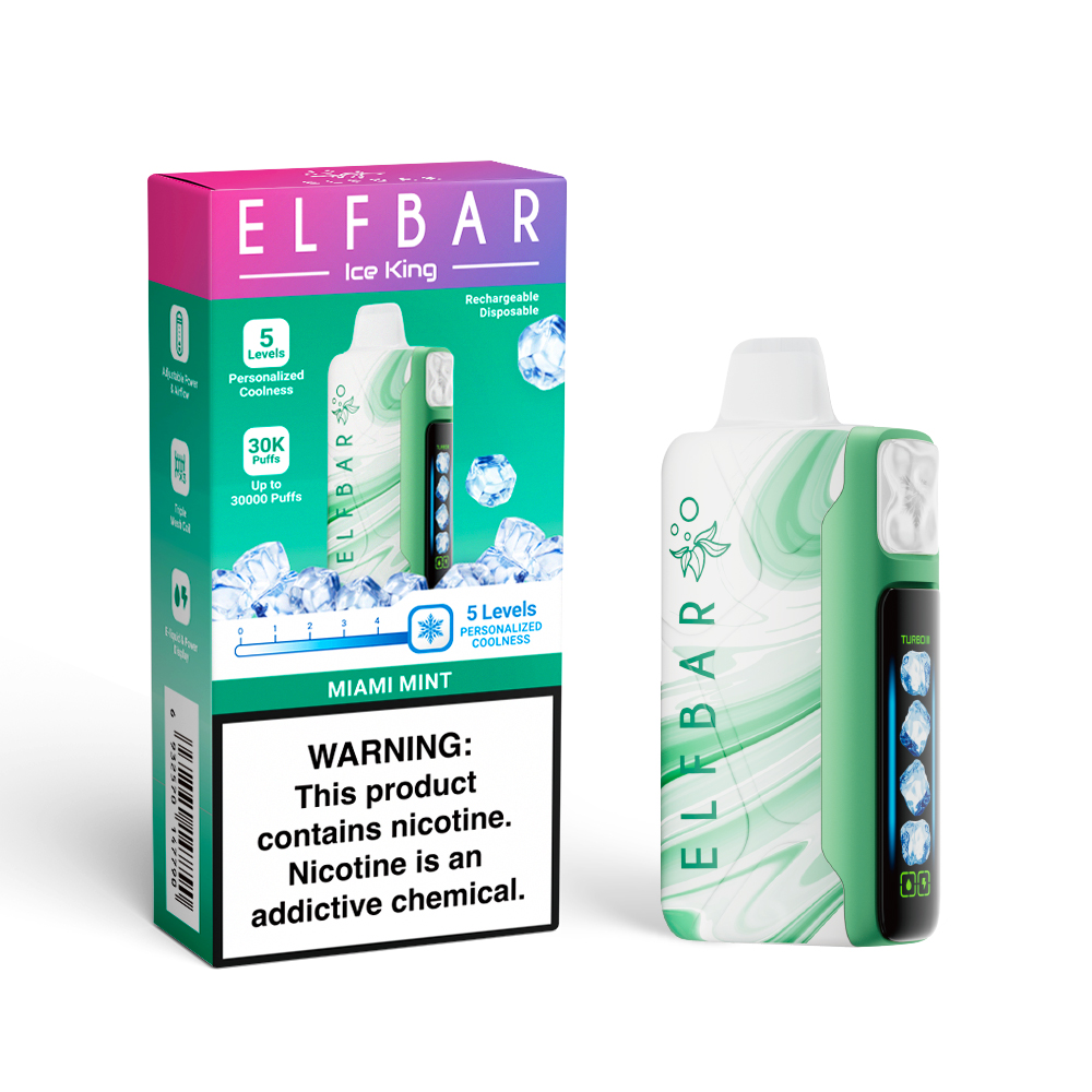 ELF BAR ICE KING 30K ładowalny jednorazowy e-papieros (wszystkie smaki)