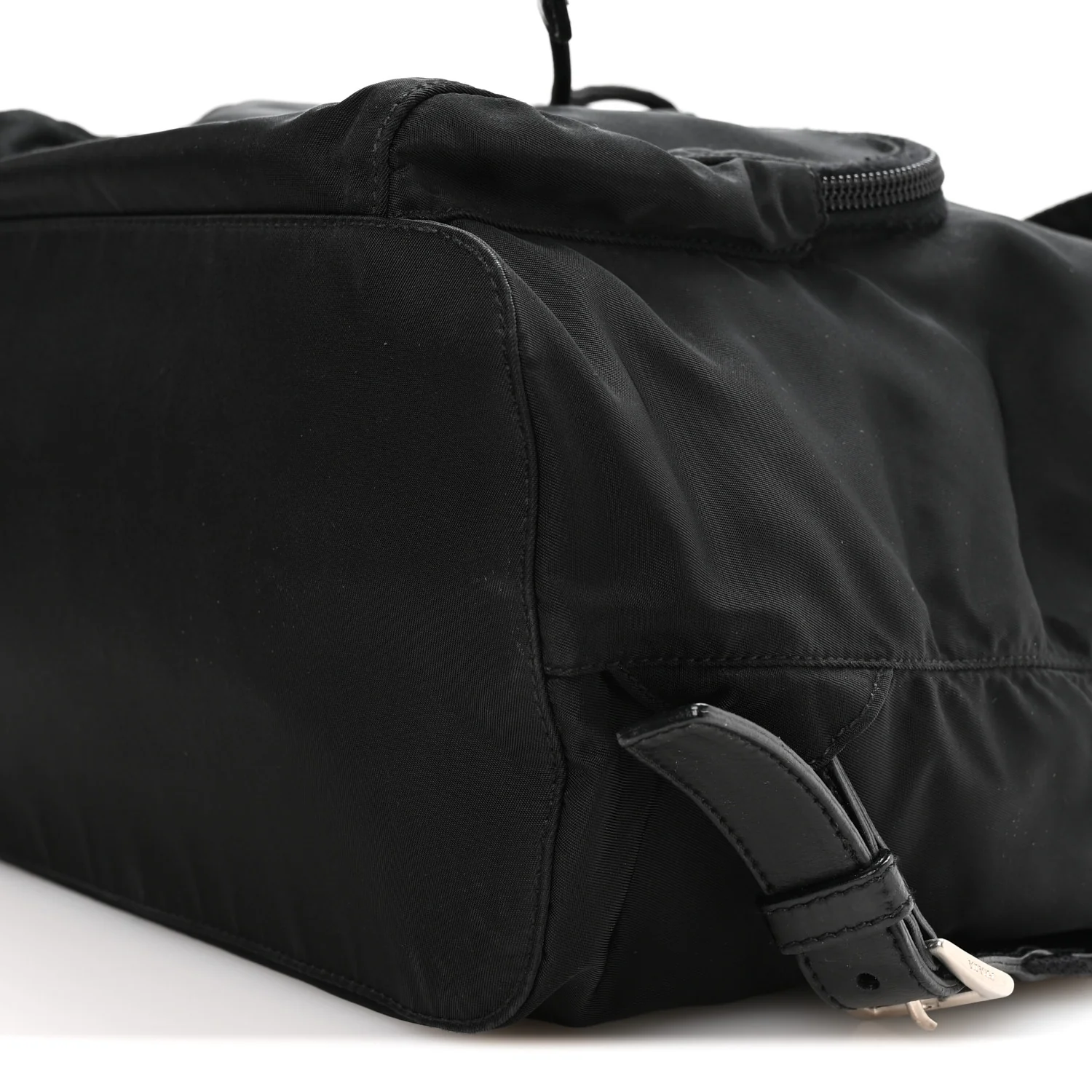 Tessuto Nylon Vela Cinch Backpack Black - Top Club