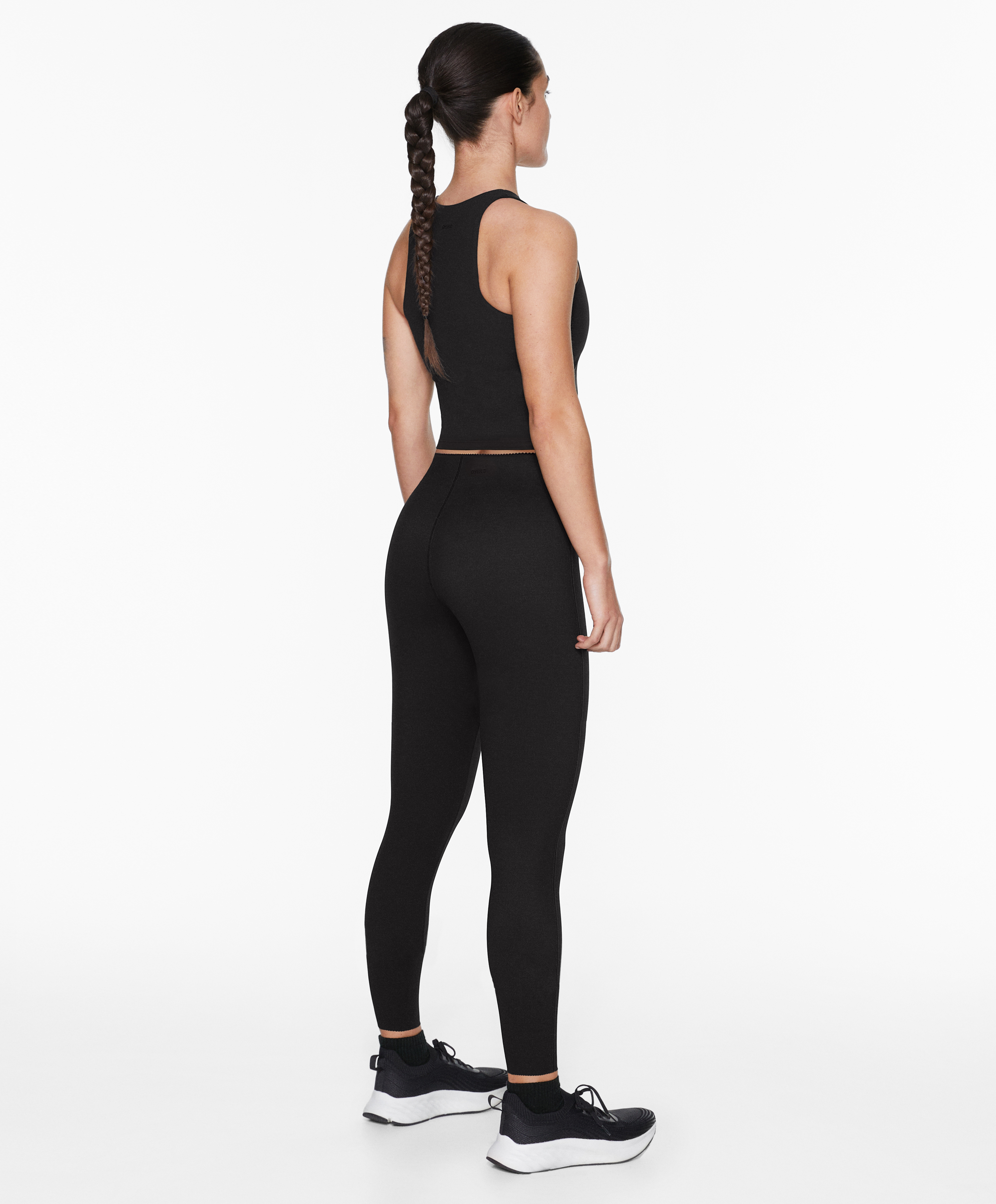 OYSHO Extra-compressive core-control 65cm ankle-length leggings