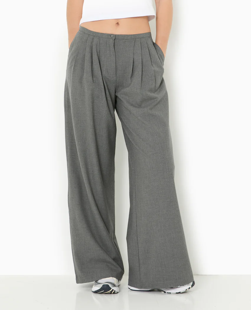 Pimkie Pantalon large et droit avec pinces