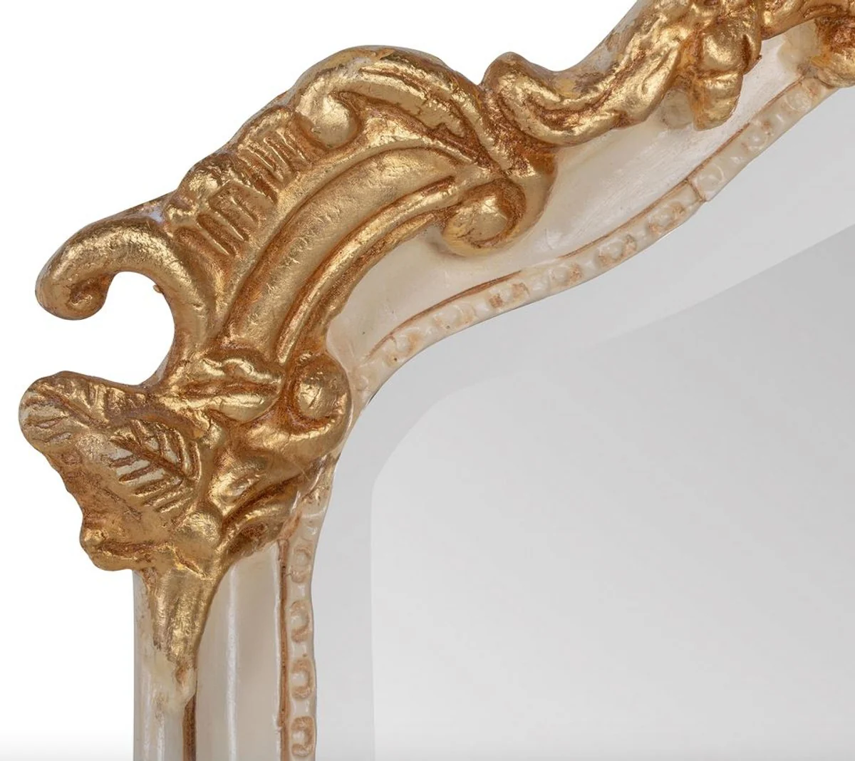 Baroque mirror antique style cream / gold 115 x 48 cm - furniture wall mirror