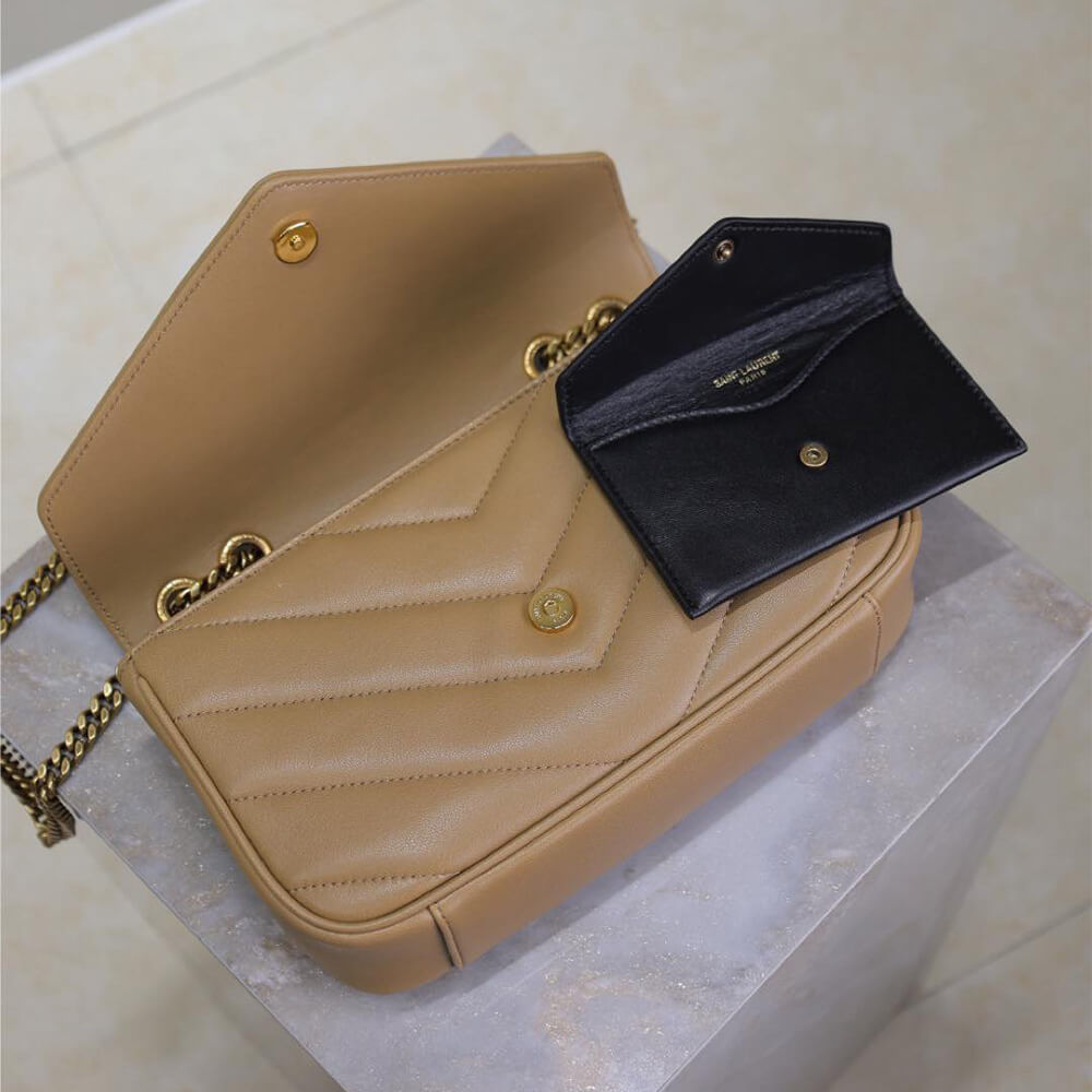 YSL LOULOU small in MATELASSE lambskin - Top Club