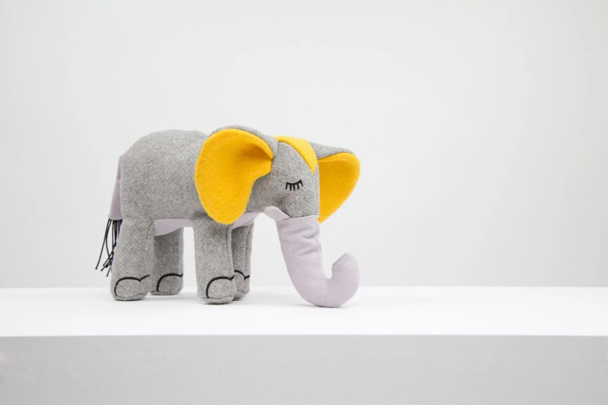 MaxBone Elsie the Elephant Squeaky Plush Dog Toy (FINAL SALE)