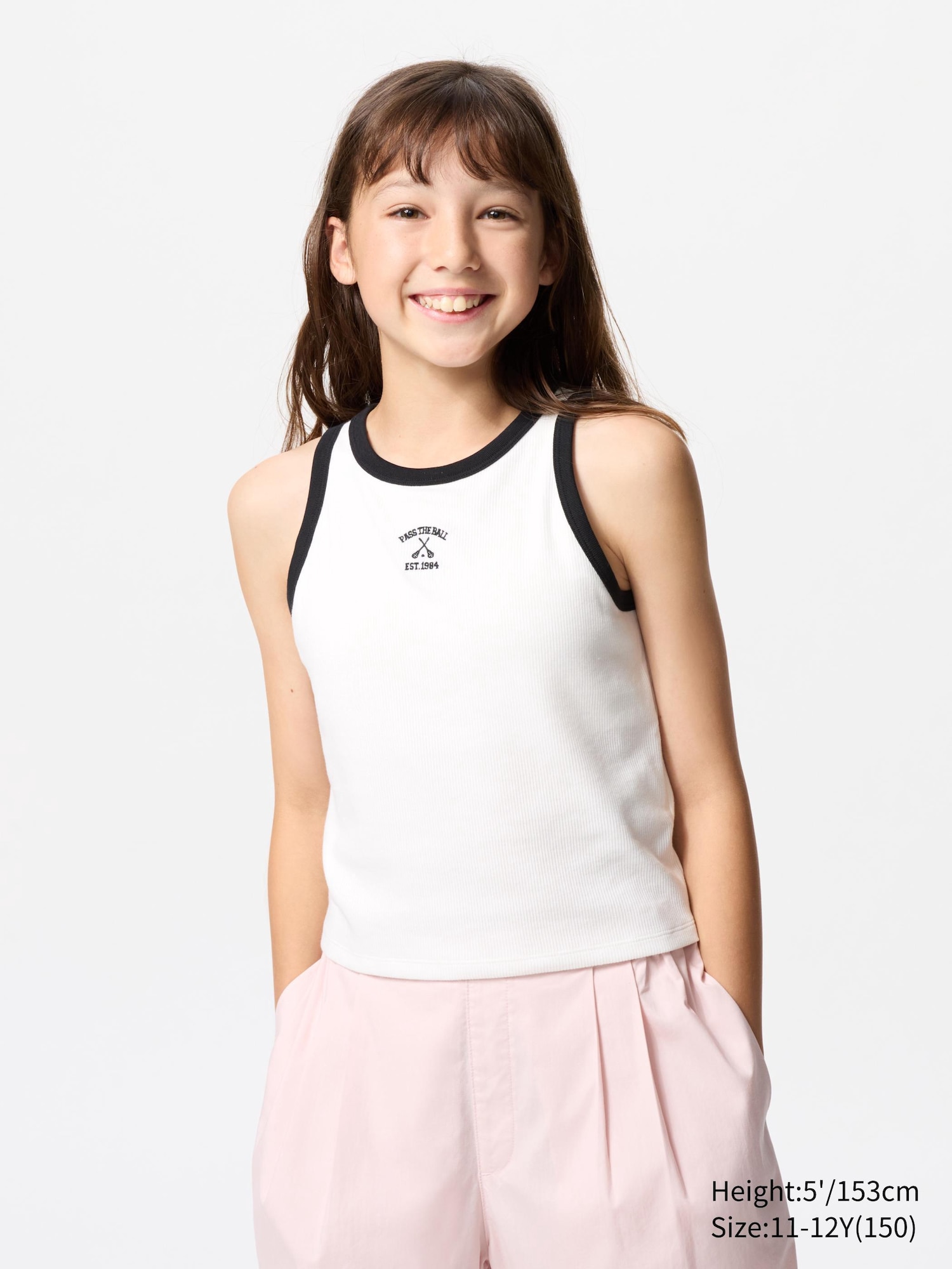 GIRLS Ribbed Cropped Bra Top