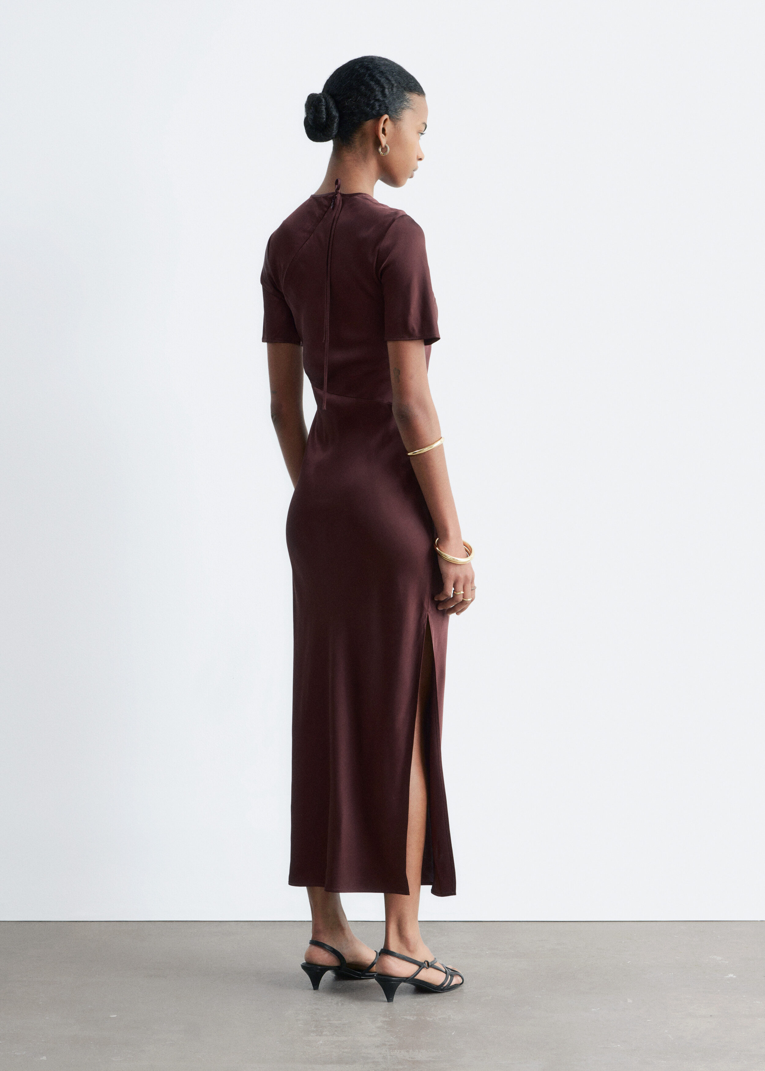 & Other Stories PAISLEY VISCOSE MAXI DRESS
