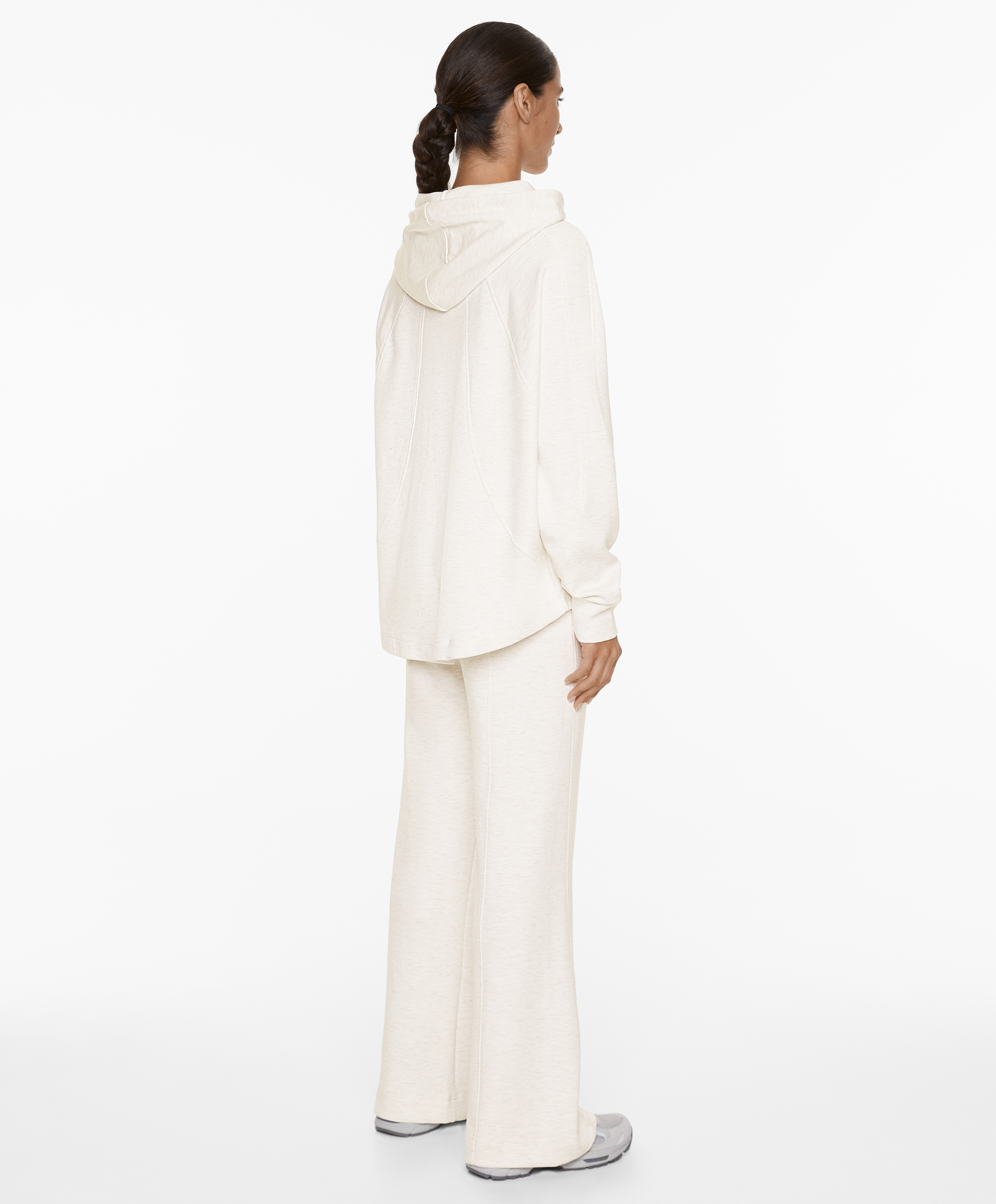 OYSHO Flare trousers with modal
