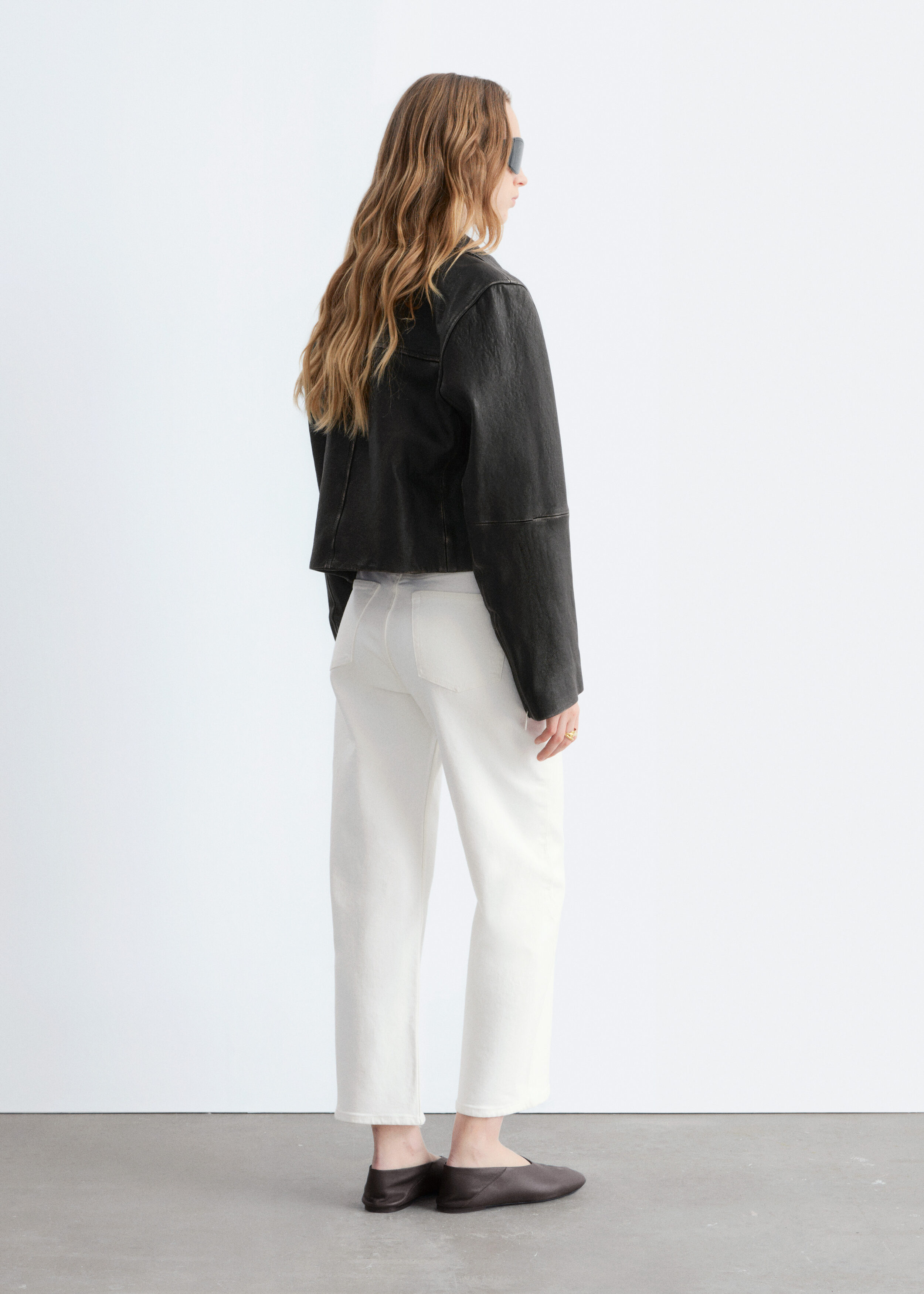 & Other Stories CROPPED WIDE-LEG JEANS