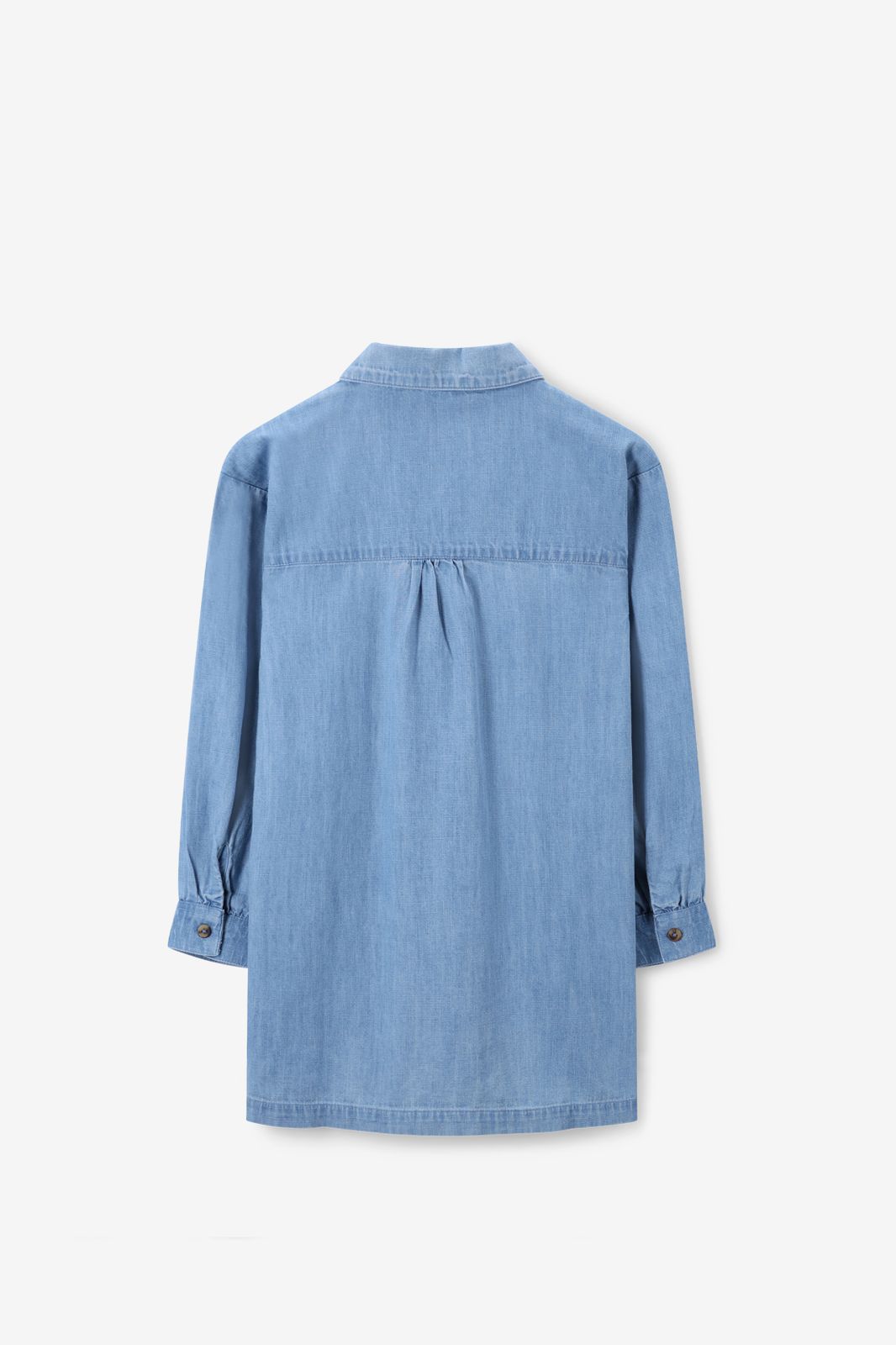 Blauwe denim jurk