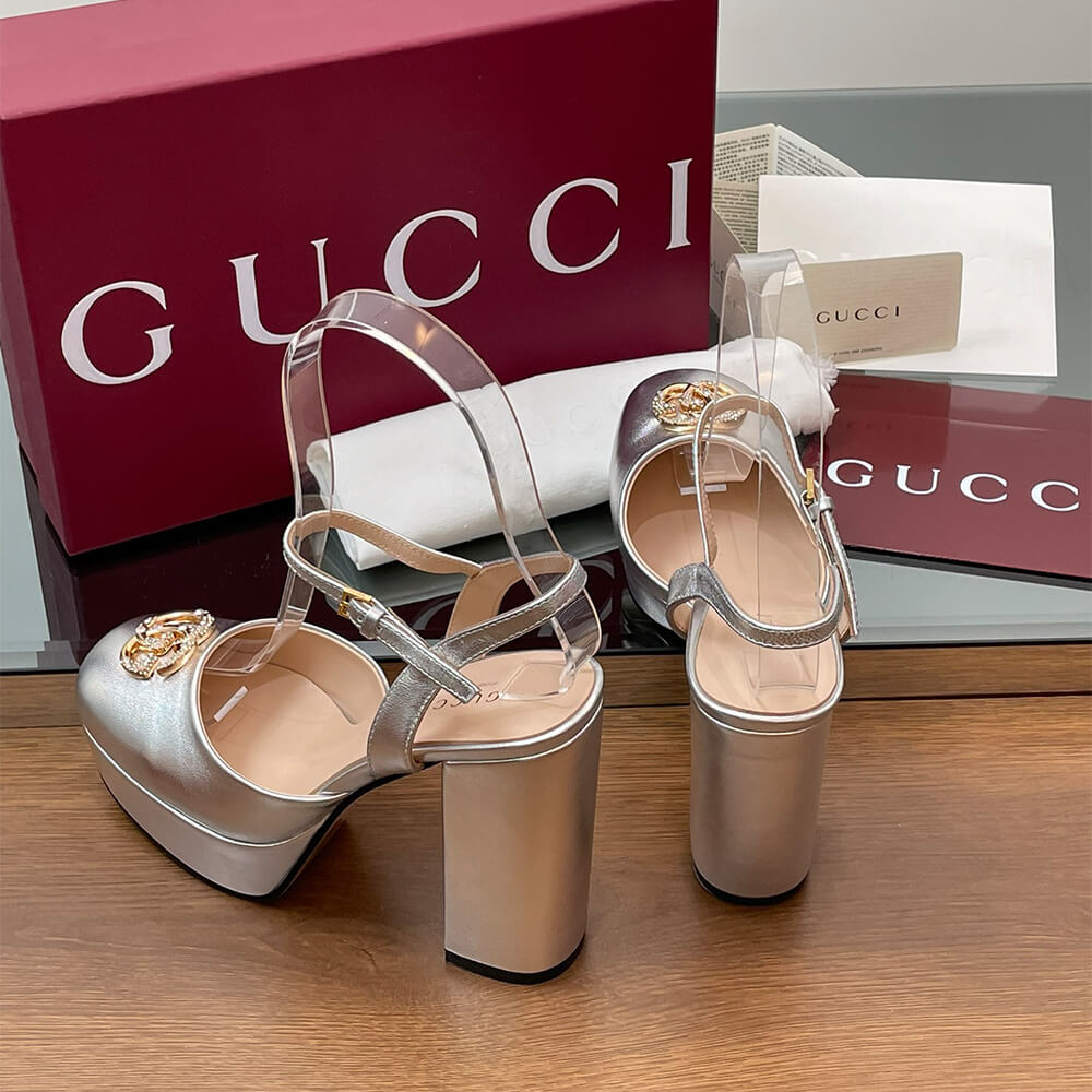 GUCCI Women s platform pump with Double G - Top Club