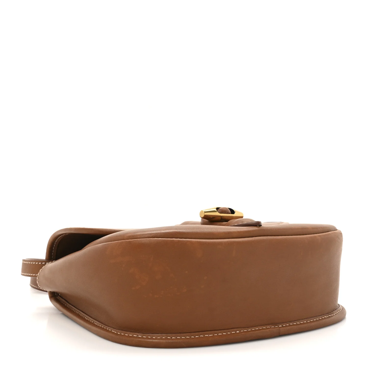 Vegetable Tanned Calfskin Le Caban Satchel Bag Brick - Top Club