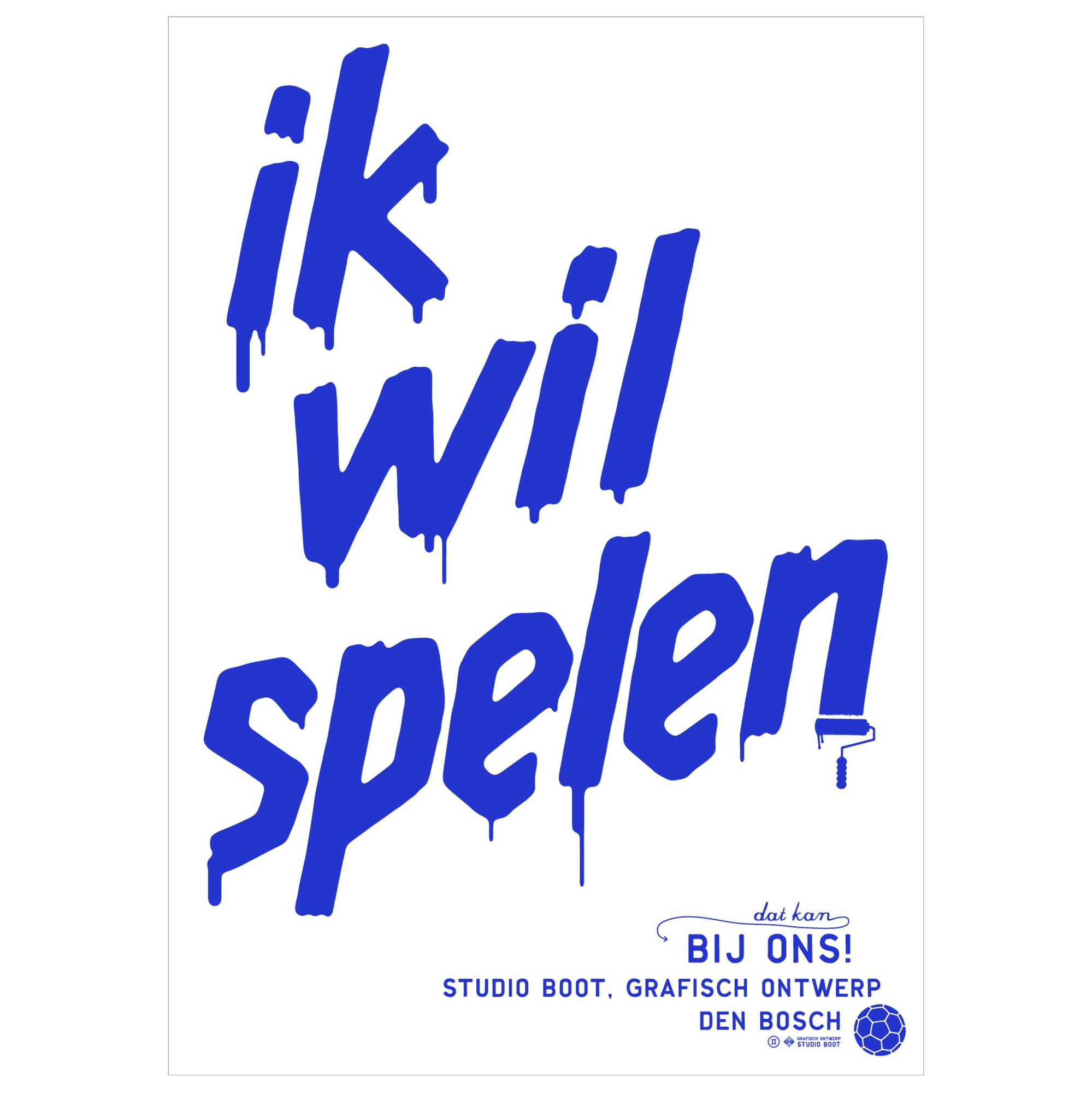 Poster Ik wil spelen