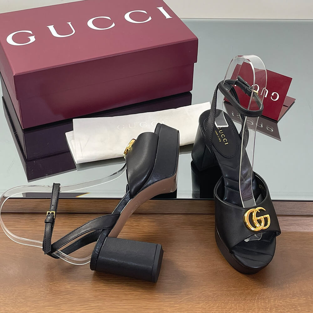 GUCCI Women s platform sandal with Double G - Top Club