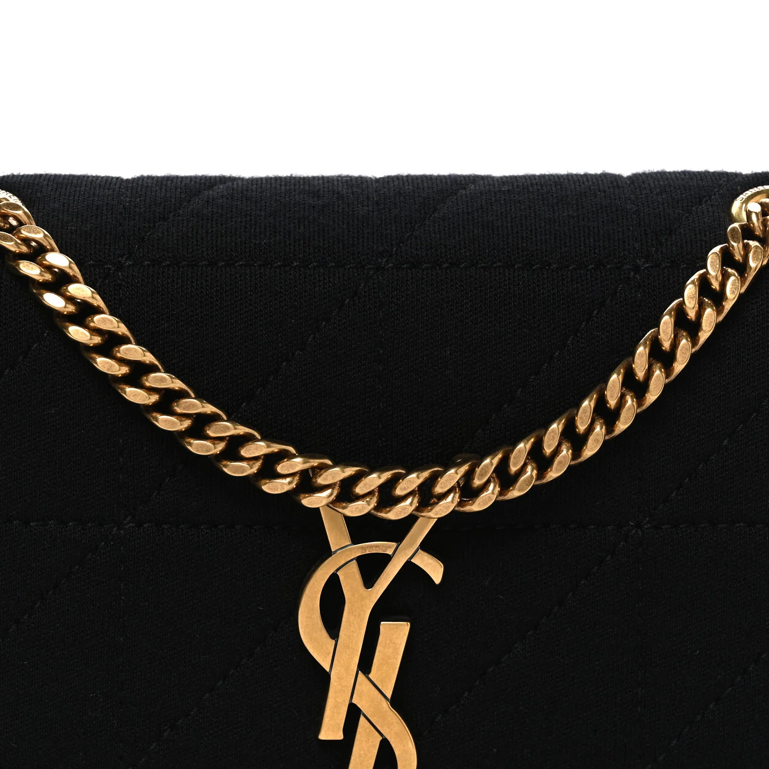 Jersey Wool Patchwork Monogram Mini Jamie Baguette Black - Top Club