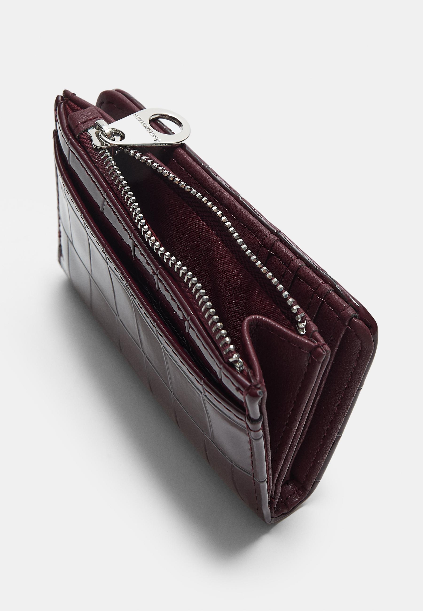MOCK CROC PURSE WALLET