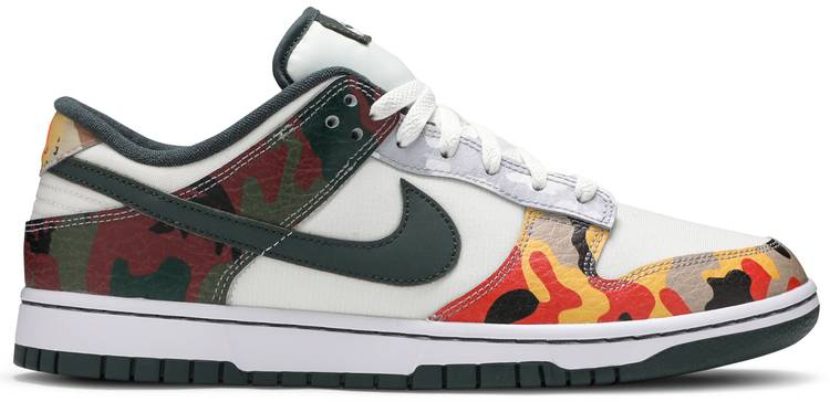 Dunk Low SE  Sail Multi-Camo  DH0957-100 - Sneaker Replica Workshop