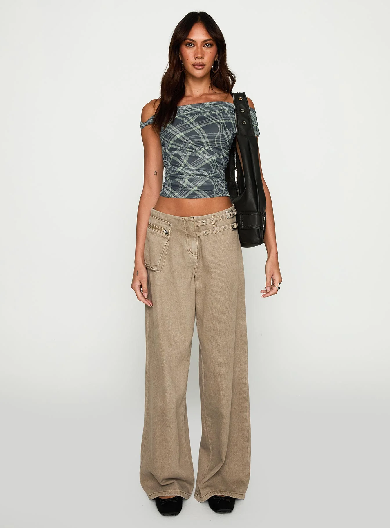 Sweet Embrace Off Shoulder Top Multi