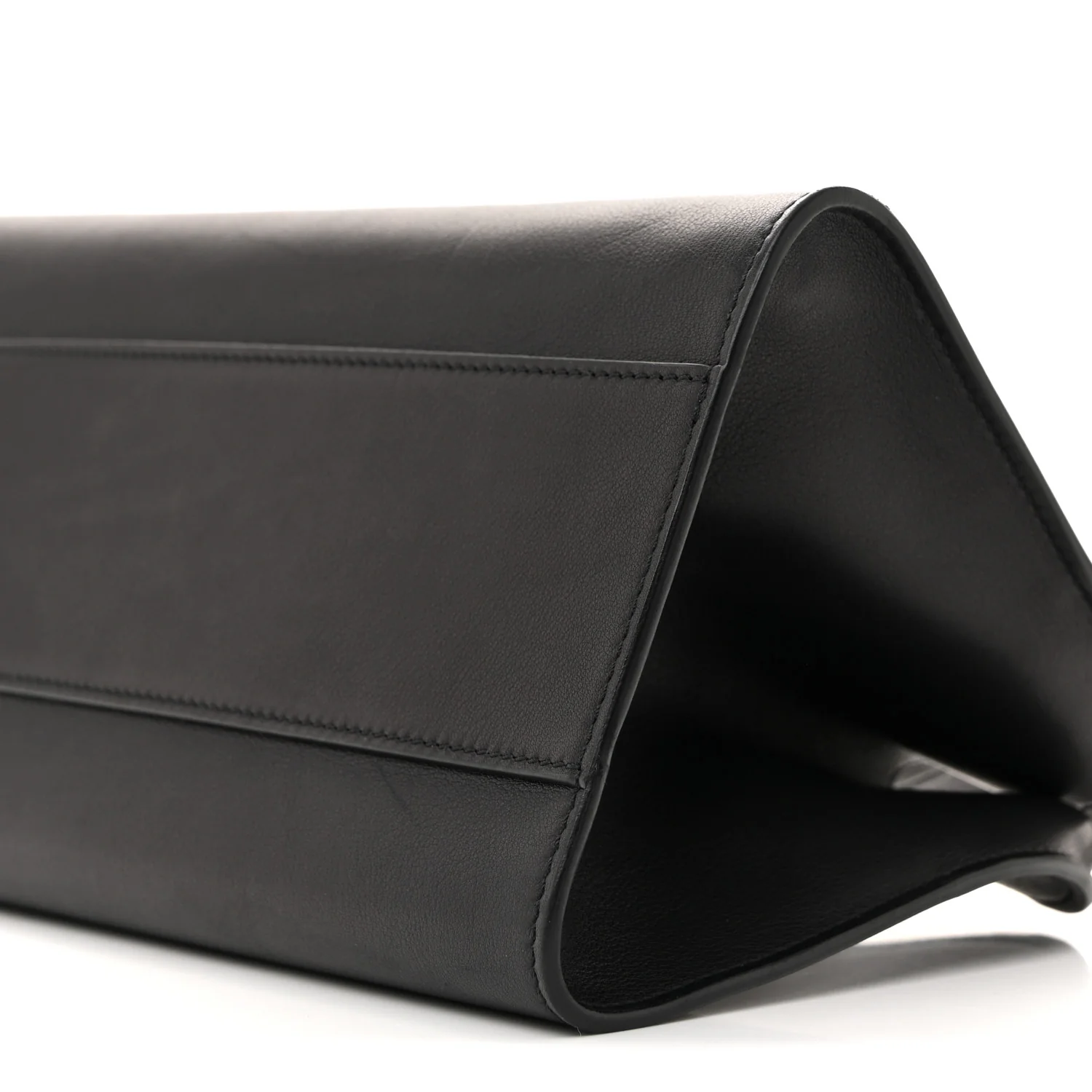 Smooth Calfskin Peggy Bag Black - Top Club