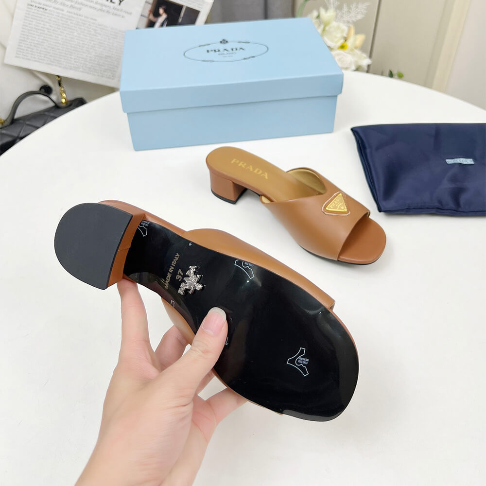 Prada Padded nappa leather sandals - Top Club